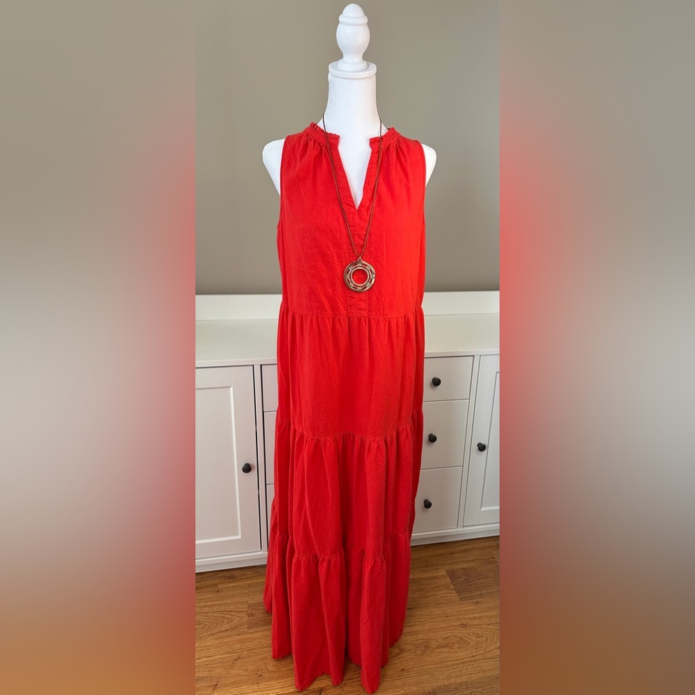 Tommy Bahama Linen Blend Maxi Dress